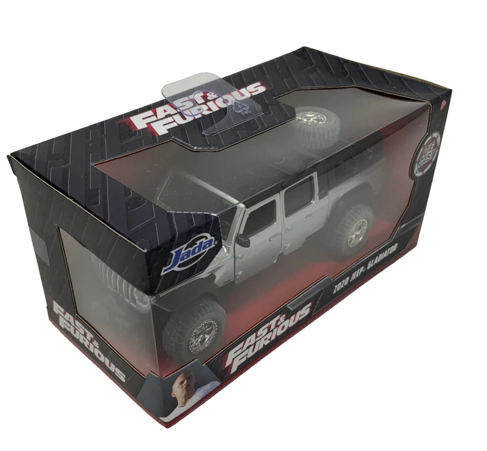 1:32 Scale JADA - Fast and Furious 9 - 2020 Jeep Gladiator Die Cast - Silver - Image 2 of 4