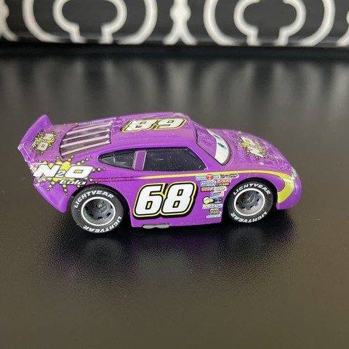 Disney Pixar Cars N2O Cola Race Car #68 Synthetic Rubber Tires - Picture 4 of 7