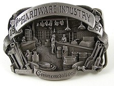 1987 Hardware Industry Commemorative Belt Buckle By SISKIYOU 91616