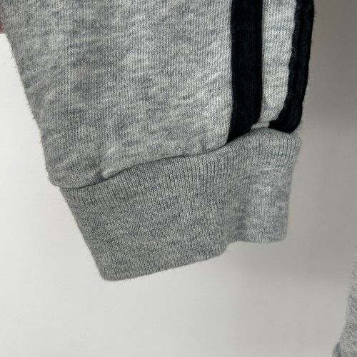 Adidas Full Zip Hoodie Gray with Black Logo Toddler Size 3T Outdoor Kids - Picture 8 of 12