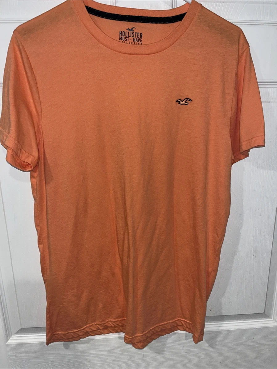 orange hollister top