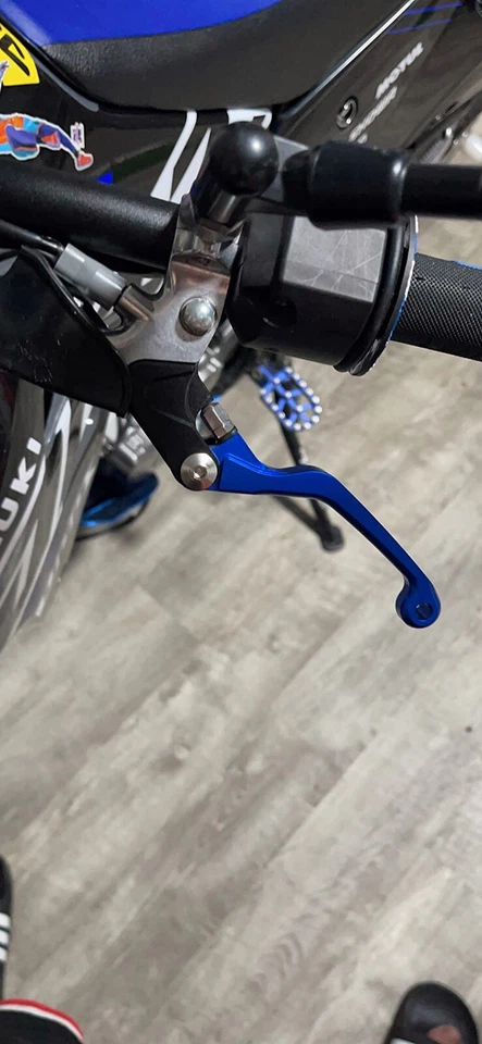 For SUZUKI DRZ400E DRZ400S DRZ400SM CNC Hand Control Lever kit W/ Brake & Clutch - Image 3 of 4