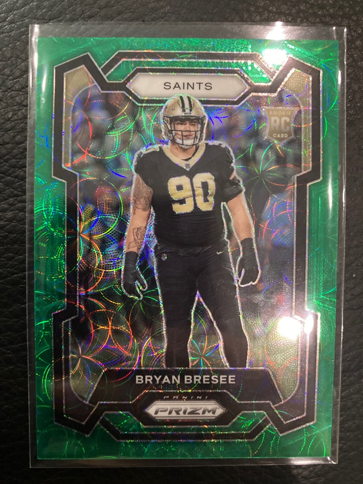 2023 Prizm Bryan Bresee New Orleans Saints RC Green Scope 16/75.  No. 372