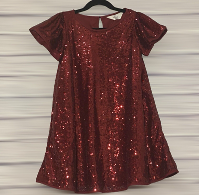 H&M Sequined Lined Flutter Short Sleeves Girl's Dress - Size US 6 | eBay H&M Sequined Lined Flutter Short Sleeves Girl's Dress - Size US 6 | eBay