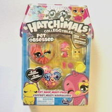B16 HATCHIMALS COLLEGGTIBLES- Pet Obsessed-Pet Shop Multi Pack New Hatchy Hearts
