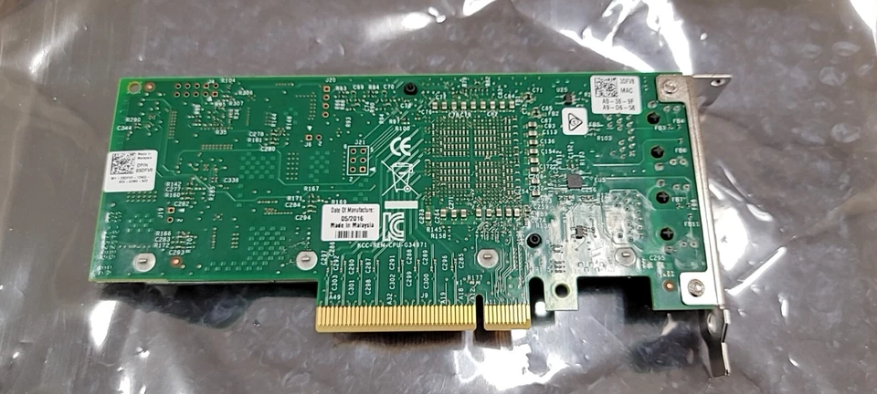 Genuine Dell/Intel X540-T2 Dual Port 10GbE Converged Network Adapter K7H46 3DFV8 - Image 2 of 3