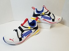 Puma Girls Softride Rift 194643-02 White Low Top Slip On Running Shoes Size 5C