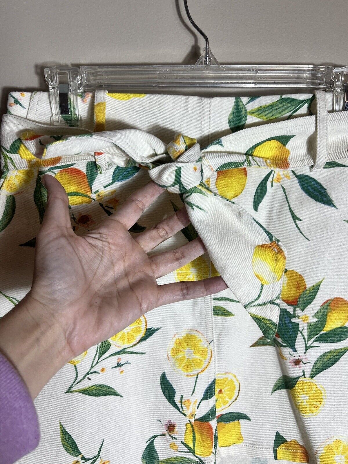 Ophelia Roe Women’s Lemon Print Mini Summer Skirt… - image 8