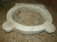 Antica Acquasantiera lavandino in marmo primi '800 Italia integro da utilizzare 