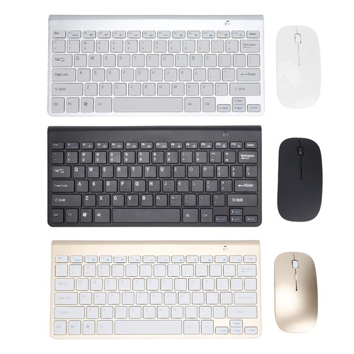 Keyboard Mouse Combo Wireless 2.4G USB Ultraslim Ergonomic Wearproof Keyboa BST - Picture 17 of 31