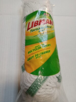 Libman Tornado 4.6 In. W x 13.6 In. L Twist Synthetic Yarn Mop Refill - 1 Pack