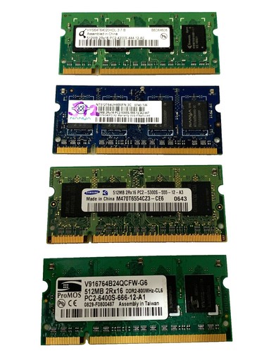 16GB (2x8GB) DDR5-4800 SO-DIMM Laptop RAM Modules PC5-4800 262-Pin