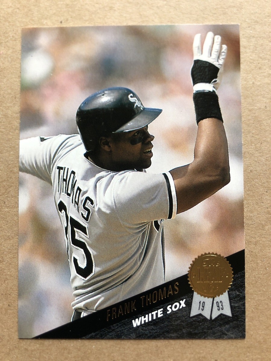 1993 Leaf Baseball Card #195 Frank Thomas Chicago White Sox | eBay