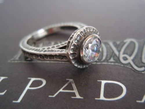 SILPADA Rare Retired Sterling Silver 925 "Perfect Bliss" CZ Ring Size 5 R2076 - Picture 4 of 14