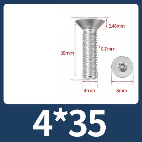 Countersunk Security Bolts A2 Stainless Steel Torx Vandal Proof Screws DIN 965 - Picture 31 of 67