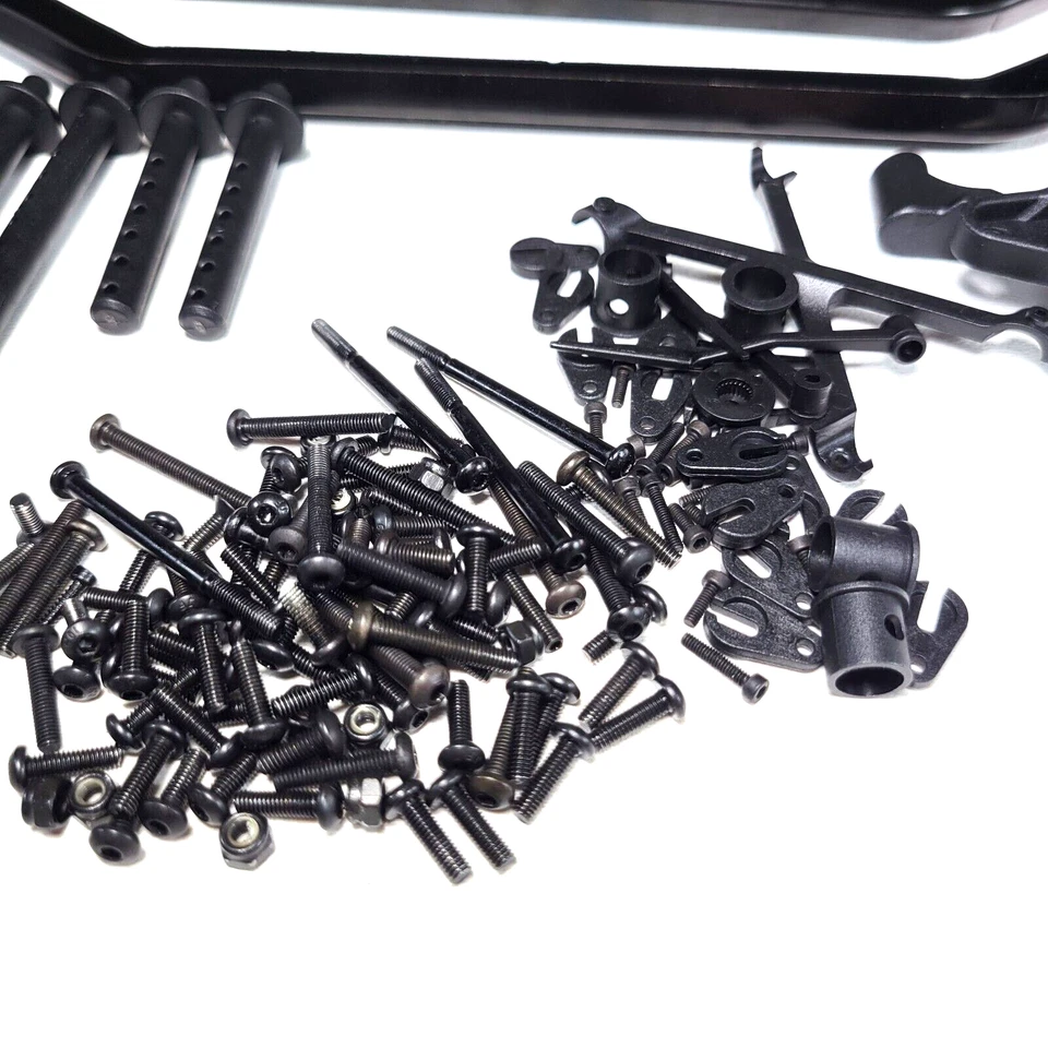 Rieles de cuadro Redcat Gen 9 chasis placa deslizante guardabarros bandeja de batería tornillos poste de cuerpo Foto 2 de 4