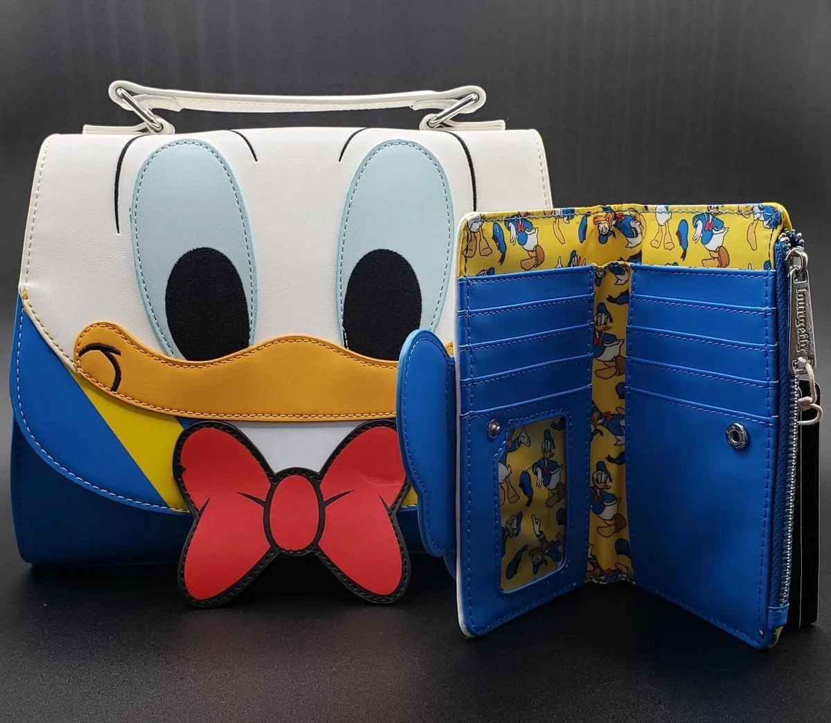 Loungefly Disney Donald Duck Crossbody Bag and Wallet