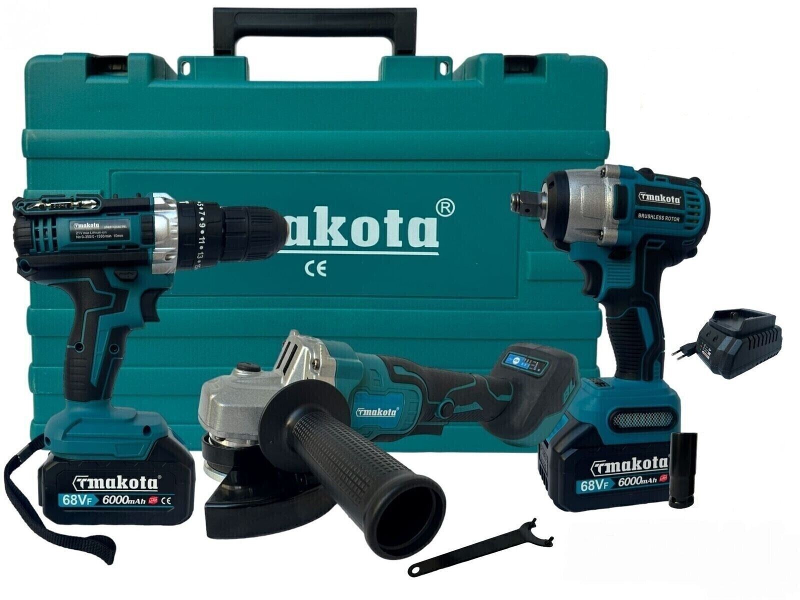KIT 3 IN 1 TRAPANO + IMPULSI + SMERIGLIATRICE: Prezzo Shock!