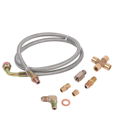 T3/T4/T04E/T04B/T76 3/4" Slip In Hose Turbocharger Oil Drain Flange – SPA TURBO USA - Foto 4