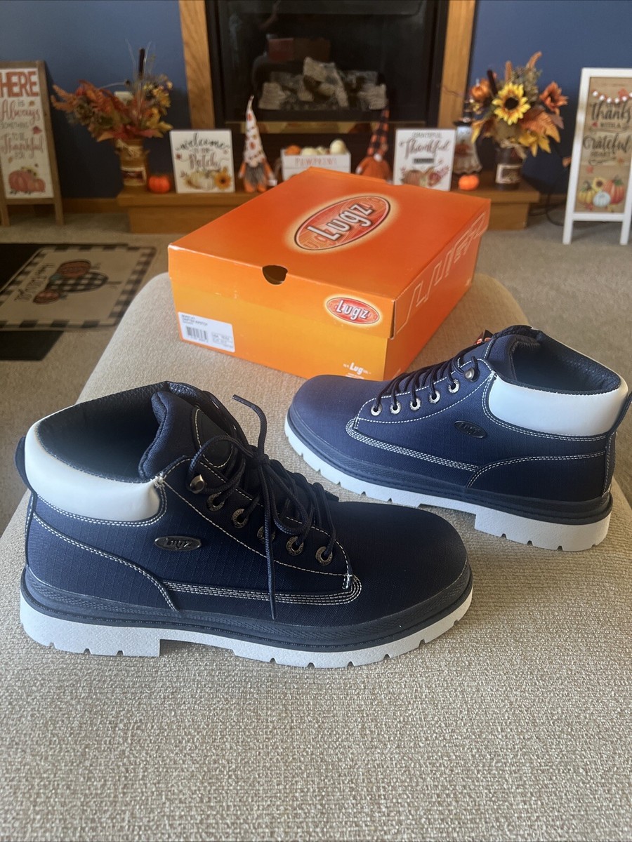 Motorcycle Boots Lugz Mens Drifter Ripstop Chukka Casual Boots