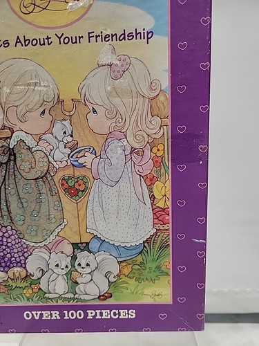 Vintage 1995 Rose Art Precious Moments 100 Piece Puzzle Factory Sealed - Picture 9 of 10