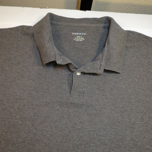HARBOR BAY KNIT POLO SHIRT Mens 5XLT 