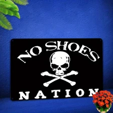 NEW!  Kenny Chesney No Shoes Nation 11.8" x 7.8" Metal Art Sign