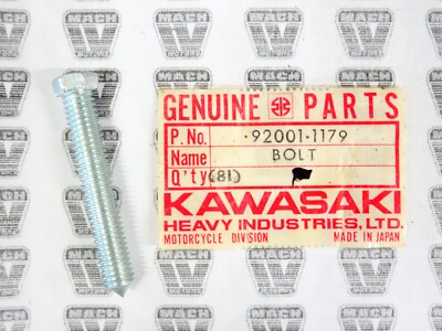 Kawasaki NOS NEW 92001-1179 Chain Adjuster Bolt 8x46 KX KDX KLX