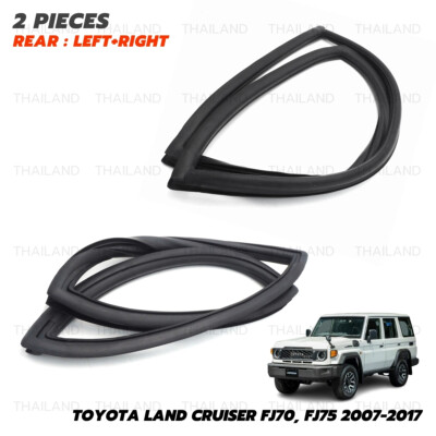 For Toyota Land Cruiser FJ70 75 1985 - 92 Weatherstrip Lh+Rh Rear