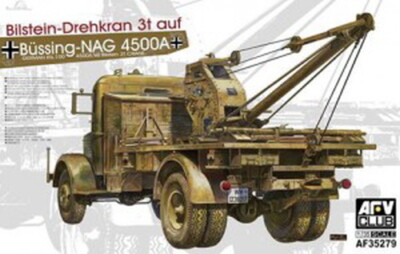 AFV Club #35279  1/35 GERMAN Kfz.100 Bussing Nag 4500A W/ Bilstein 3T Crane