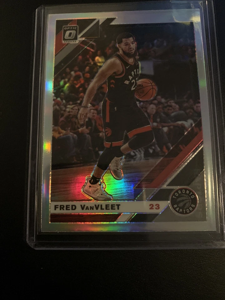 2019-20 Donruss Optic Fred Vanvleet #9 Silver Holo Prizm 1st Optic Rare Raptors - Image 4 of 4