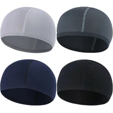 Cooling Skull Cap Helmet Liner Sweat Wicking Cycling Running Hat for Men Women