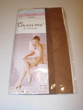 WOMENS SUNTAN NUDE THIGH HIGH HIGHS SHEER STOCKINGS GARTERLESS NYLONS ONE SIZE