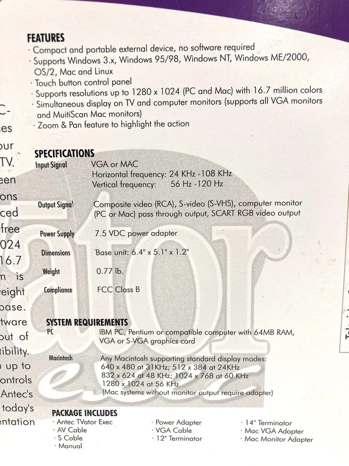 Antec TVator EXEC - Jogue jogos de PC em sua TV vintage completo na caixa Y2K retrô - Imagem 3 de 4