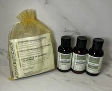 Keraceuticals Strengthening Shampoo, Conditioner, & Leave-In Treatment 2 Oz  