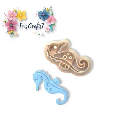Seepferdchen Werkzeuge Polymer Clay Cutter | 3D-gedrucktes Tonwerkzeug | IrisCrafts7 UK