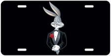 In Suits Bugs Bunny Novelty Car License Plate