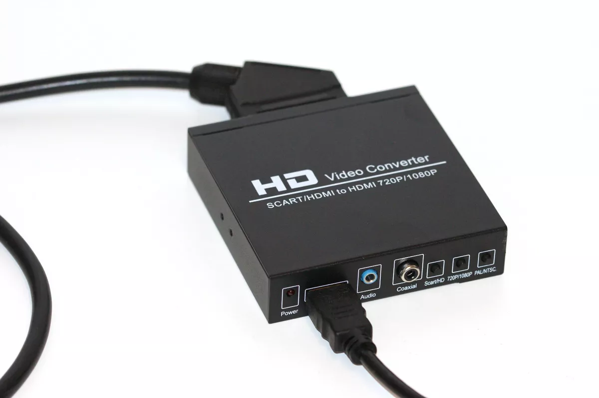 SCART to HDMI Video Converter with Audio - Video Converters