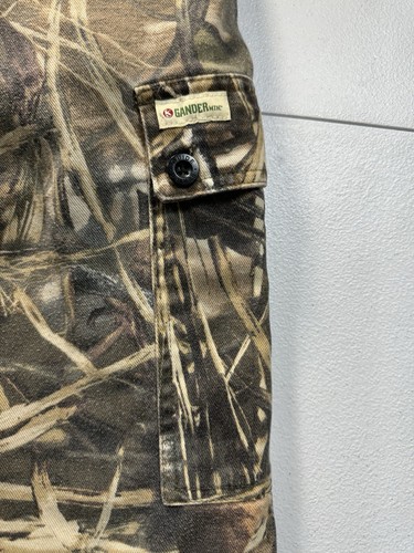 Gander Mountain Guide Series Pants Men L Camo Green Hunting Cargo RealTree - Picture 2 of 9