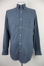 BURBERRY CAMICIA UOMO TG. XL SHIRT MAN MADE ITALY CASUAL COTONE VINTAGE VELLUTO
