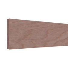 1/4 In. D X 2.5 In. W X 4 Ft. L Unfinished Natural Red Oak Wood Board