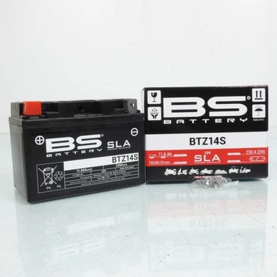 Batterie SLA BS Battery pour Moto Yamaha 1700 V-Max 2009 à 2016 YTZ14-S / 12V - Photo 1/4