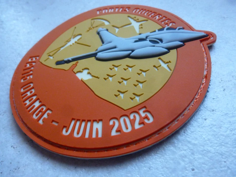 Patch Rafale A400M PVC Journée Portes Ouvertes BA 115 Orange 2025 Armée de L'Air - Photo 2/4