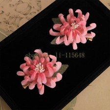 Chinese Hair Clip Handmade Hanfu Floral Accessory Photography Cosplay Cultural