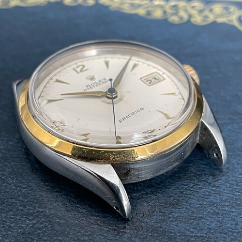Precision Oysterdate Gold Bezel 6294 Manual Wind Watch 1950s 32mm Vintage JAPAN - Picture 6 of 10