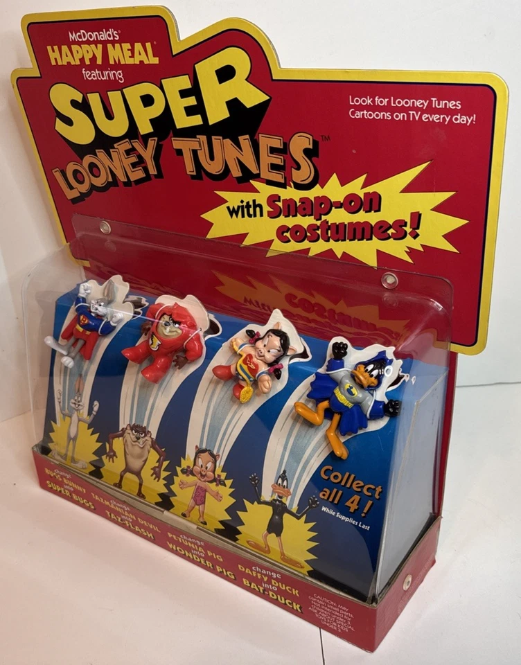 McDonalds 1991 Super Looney Tunes витрина магазина Happy Meal — пристегивающиеся костюмы - Изображение 4 из 4