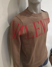 VALENTINO JUMPER LOGO INTARSIA SIZE SMALL RRP £888