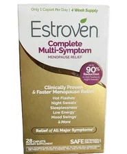 Estroven Complete Menopause Relief Caplets - 28 Count Exp 10/2026