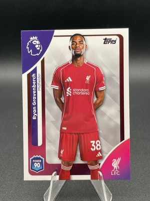 Liverpool 25/26 サードユニフォーム GRAVENBERCH Ryan Gravenberch Topps Premier League 2025/2026 Topps 25/26