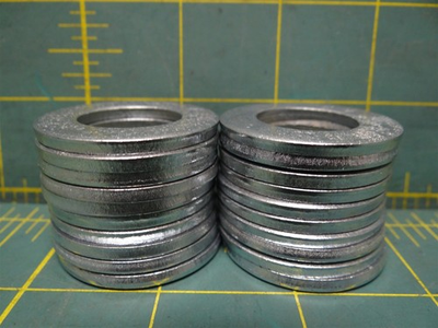 #ad Qty: 20 M20 Zinc Plated Steel General Purpose Flat Washer 21mm ID 37mm OD $5.60